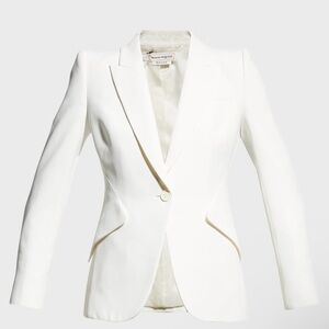 Alexander McQueen White Blazer